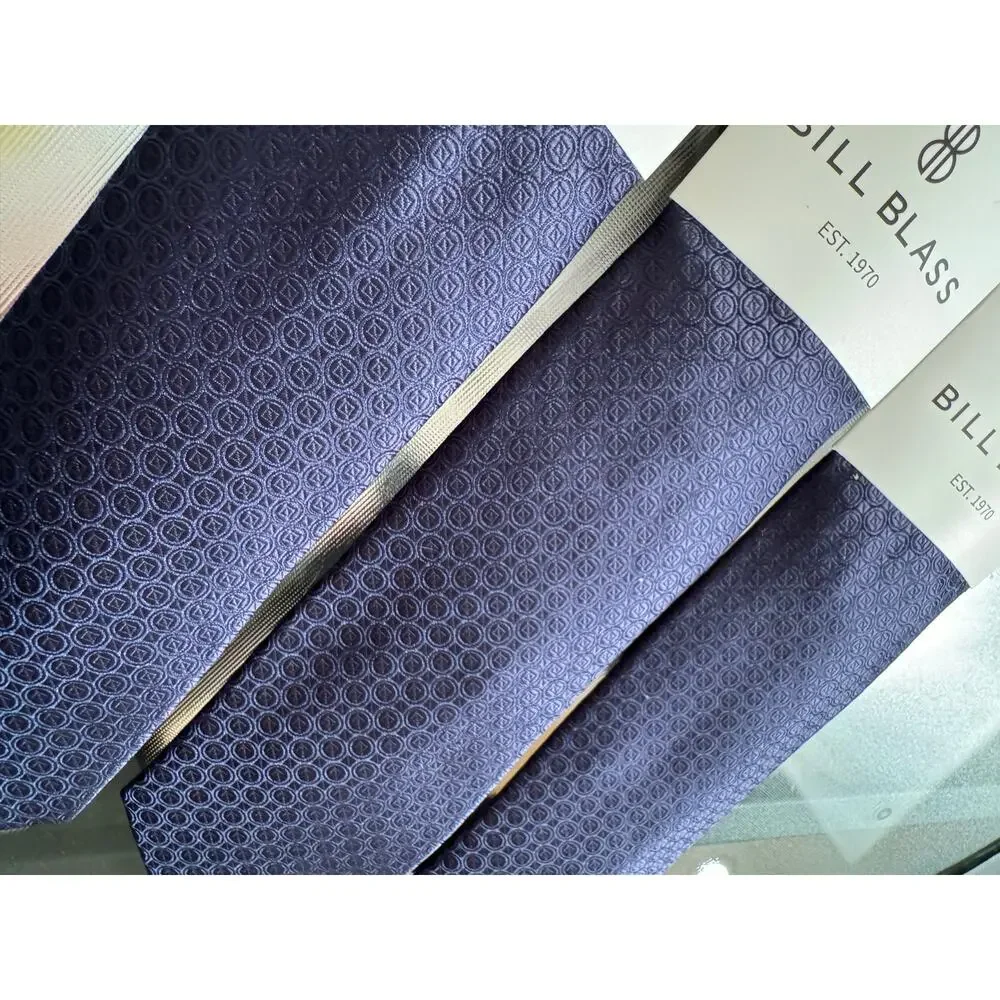 Set of 3 NWT Navy Bill Blass Neckties